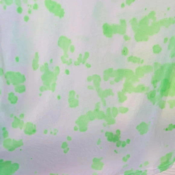 SUNDRY Boy Bright Green and White Tie Dye Short Sleeve T Shirt Sz 1 Small - Picture 10 of 13